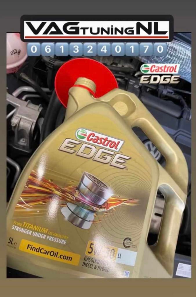Castrol 5w30 LL 5w40 TD  VAG 0w20 IV olie, Auto diversen, Onderhoudsmiddelen, Ophalen of Verzenden