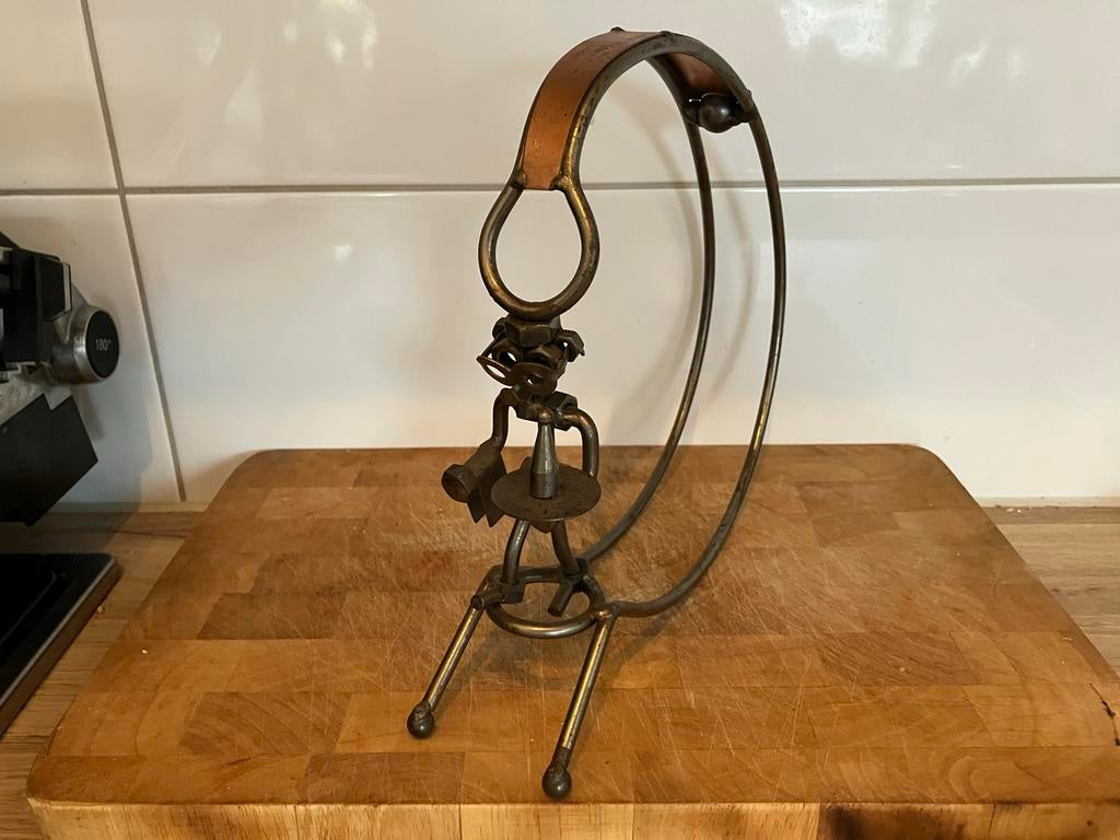 Vintage Hinz en Kunst Wijnfleshouder, Ophalen of Verzenden