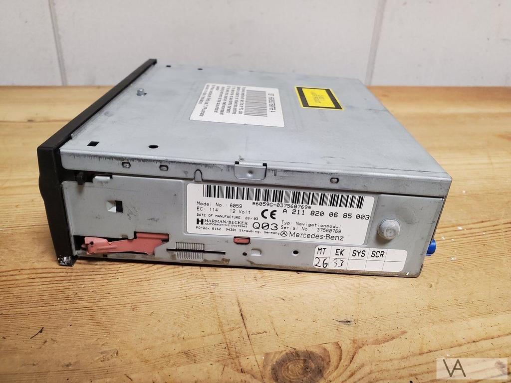Mercedes E klasse W211 CLS W219 navigatie module A2118200685, Ophalen of Verzenden, Gebruikt, Mercedes-Benz