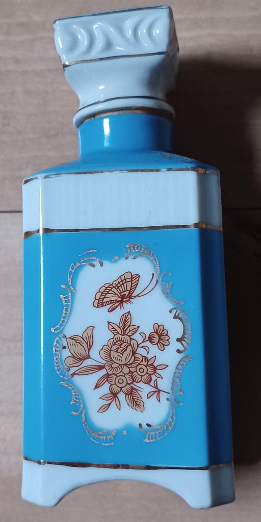 Porselein Parfumflesje Blauw, Antiek en Kunst, Ophalen of Verzenden