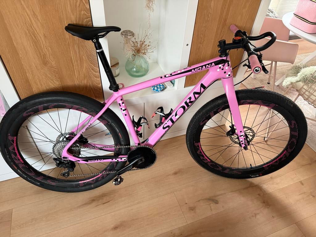 Vette carbon strandfiets Storm Moana, 57 cm of meer, Geen vering, Ophalen, Overige merken