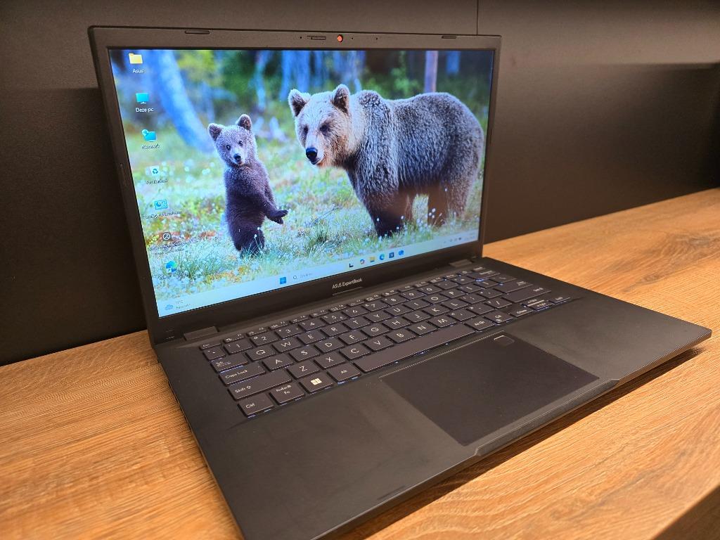 14" Asus Expertbook B1402-Intel i7 1355U-256Gb Nvme-16Gb DDR, 256 GB, Qwerty, Ccservice, Refurbished