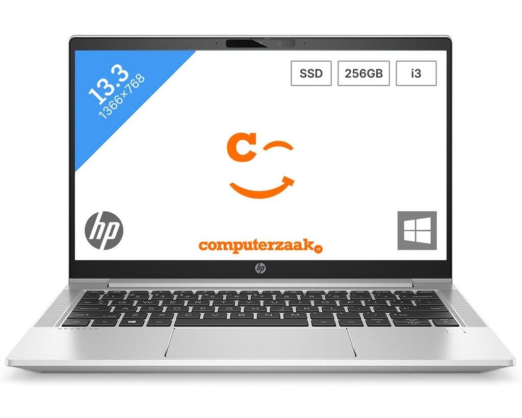 HP ProBook 430 G8/Intel Core i3 2.6GHz/8GB/256GB SSD, 256 GB, 2 tot 3 Ghz, Support.hp.com, 8 GB