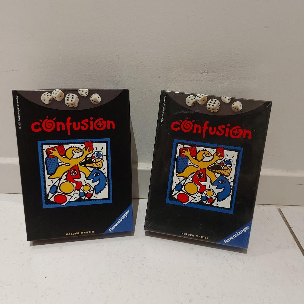 Confusion het kaart-dobbelreactiespel, Hobby en Vrije tijd, Gezelschapsspellen | Kaartspellen, Nieuw, Een of twee spelers, Drie of vier spelers