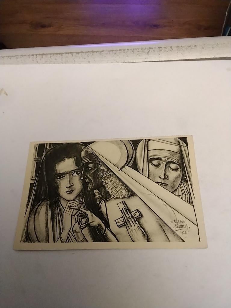 JAN TOOROP  /   DE PROFETESSE, Ophalen of Verzenden, 1960 tot 1980, Sterren en Beroemdheden