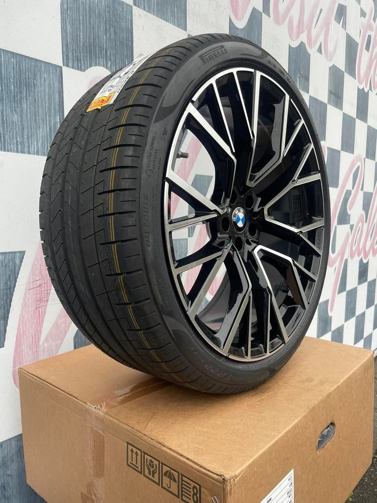 22 inch BMW X5 M velgen 5x112 G05 X6 G06 + continental ️, 275 mm, Banden en Velgen, Nieuw, Overige maten