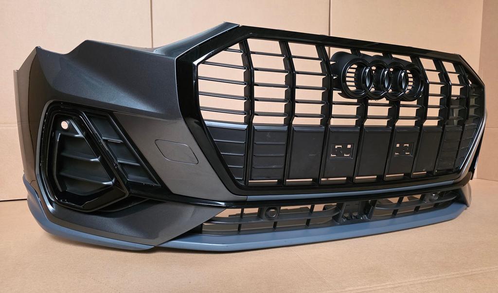 Voorbumper Audi Q3 83A F3 S-line SLINE  BUMPER LZ7S ORIGINEE, Gebruikt, -, Voor, Bumper