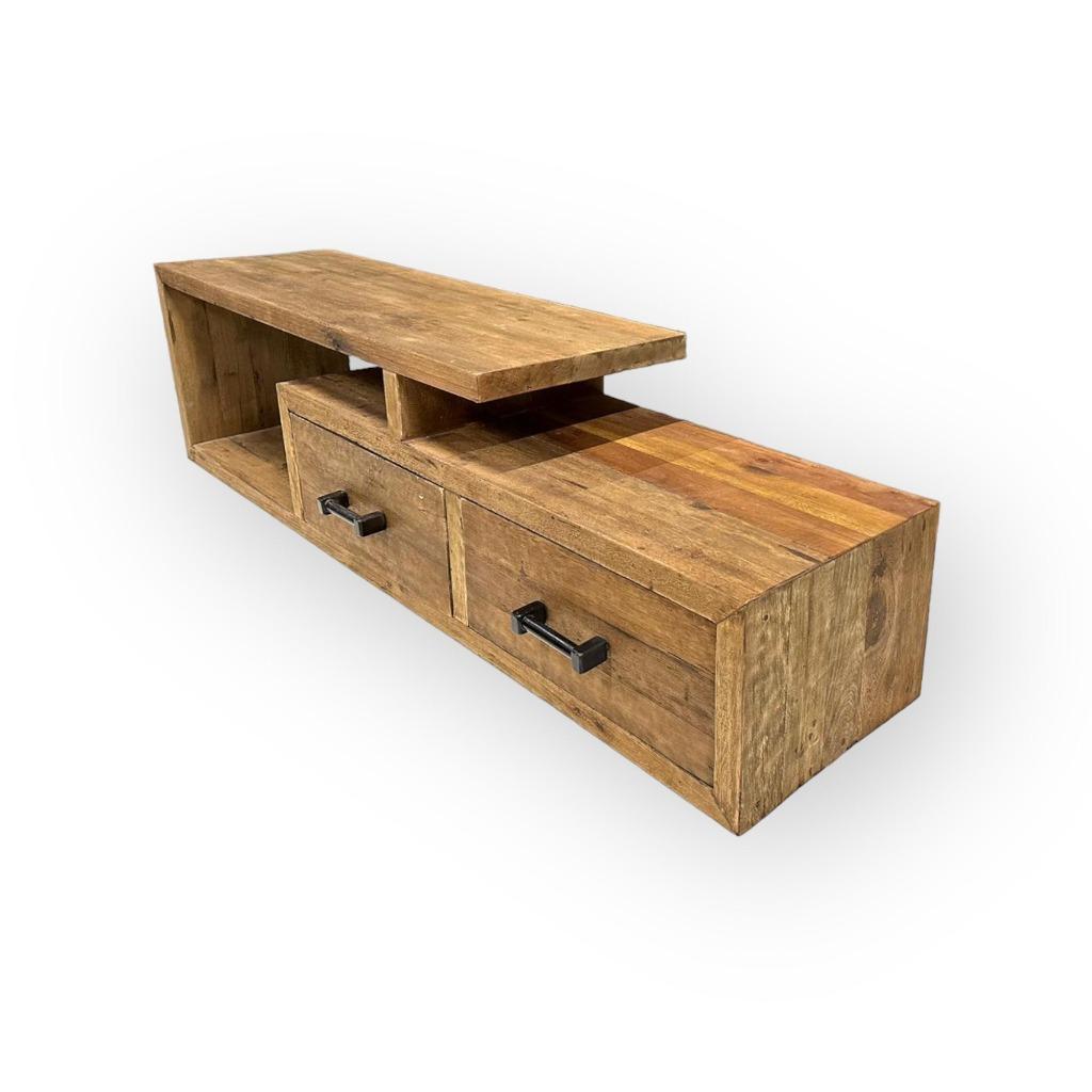 Teak tv meubel 175 cm -levels, Huis en Inrichting, Teakhout, 150 tot 200 cm, Nieuw, Ophalen of Verzenden