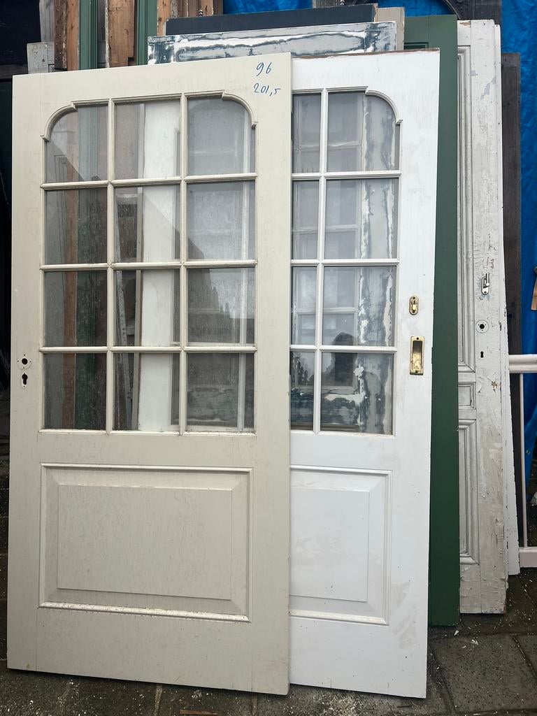 2 replica antieke paneeldeuren, Gebruikt, 80 tot 100 cm, Binnendeur, Ophalen of Verzenden