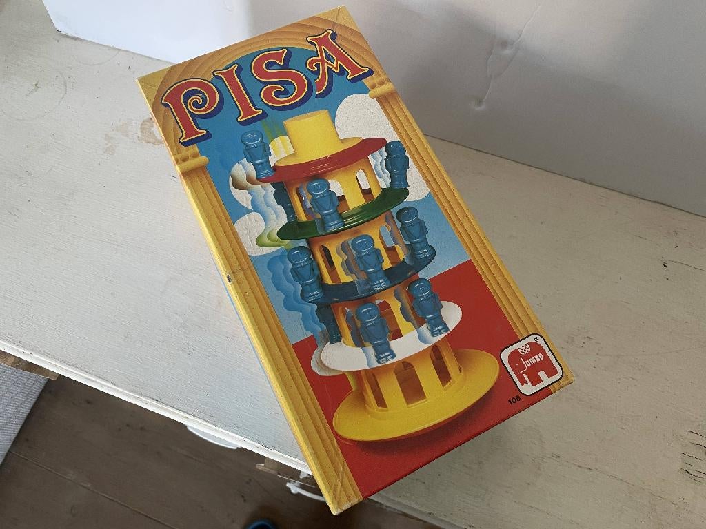 Toren van pizza, Hobby en Vrije tijd, Gezelschapsspellen | Bordspellen, Ophalen of Verzenden, Gebruikt
