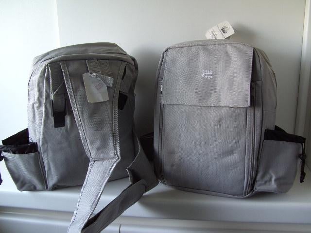 LUIERTAS BABY VERSCHOONTAS RUGZAK GRIJS NIEUW, Kinderen en Baby's, Luiertassen, -, -, Nieuw, Ophalen of Verzenden