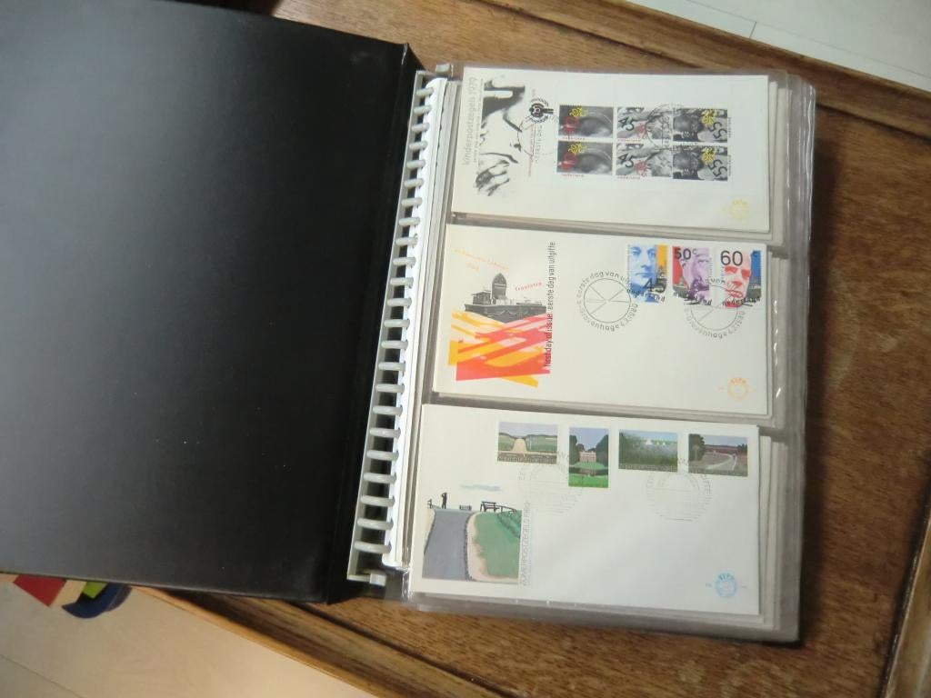 Nederland: fdc album + fdc's, Ophalen of Verzenden, Nederland