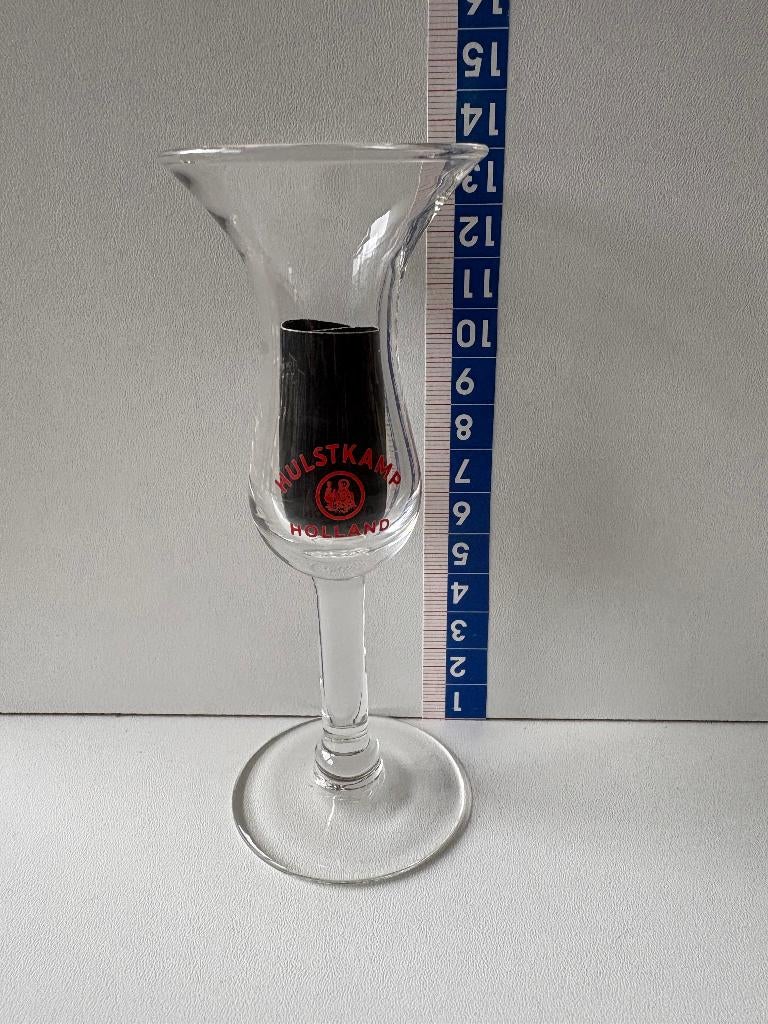 borrelglaasje van Hulstkamp jenever, Verzamelen, Glas en Borrelglaasjes, Ophalen of Verzenden, Zo goed als nieuw, Overige typen