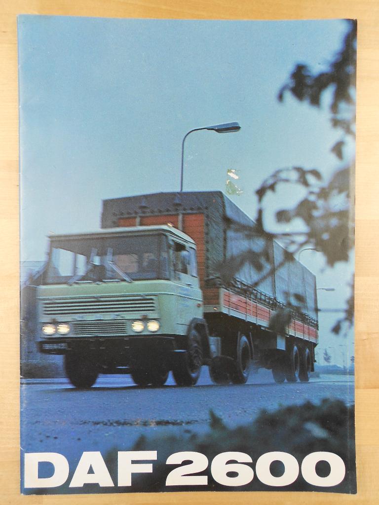 DAF 2600 Brochure 1969 F2600, Ophalen of Verzenden, Zo goed als nieuw, Overige merken, DAF