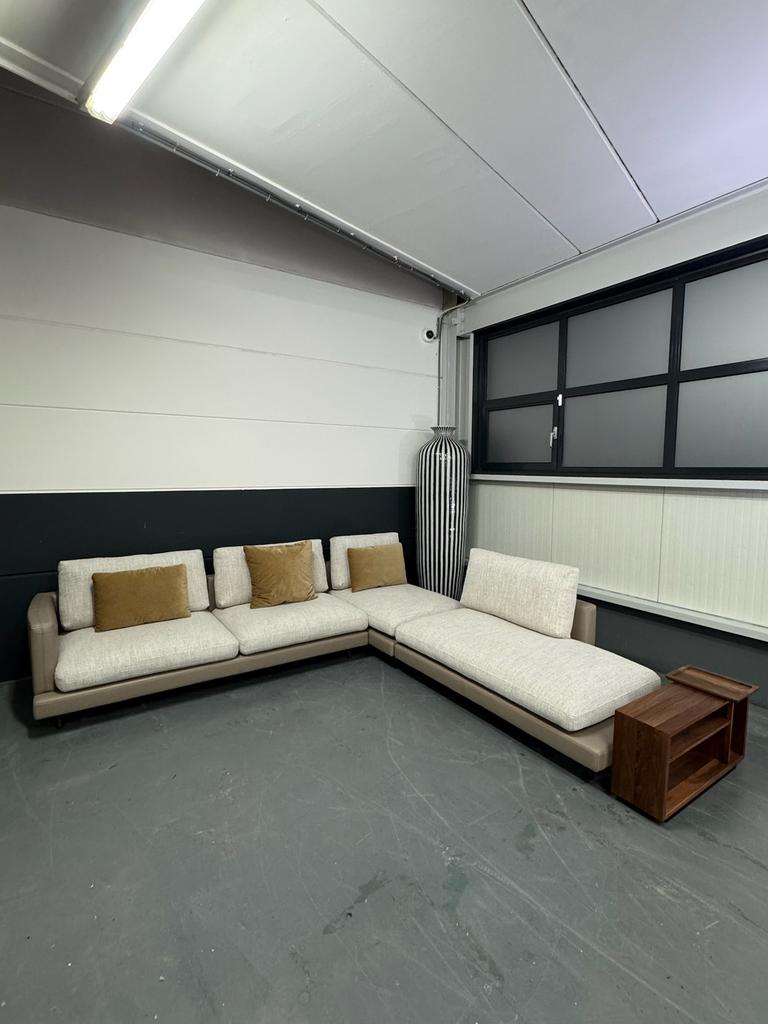 Nieuw Rolf Benz Sina modulaire bank | stof en leder, Ophalen, Design, rolf benz, de sede, artifort, leolux, flexform, minotti