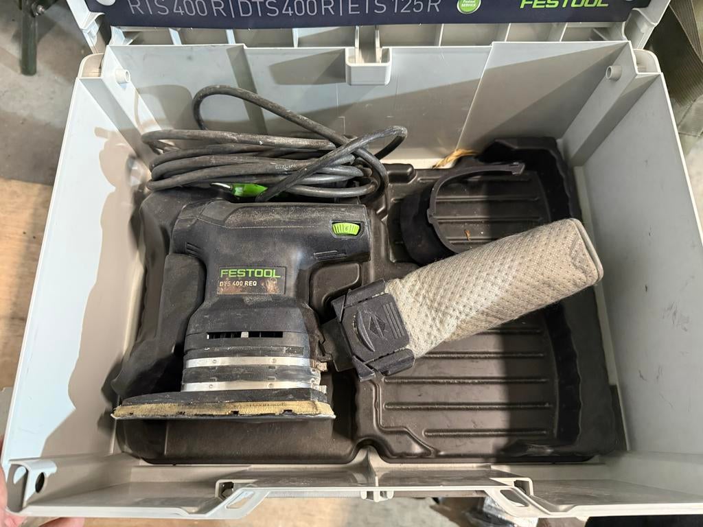Festool DTS 400 REQ Schuurmachine in Systainer - Goed Werken, Doe-het-zelf en Verbouw, Gereedschap | Schuurmachines, Ophalen, Gebruikt