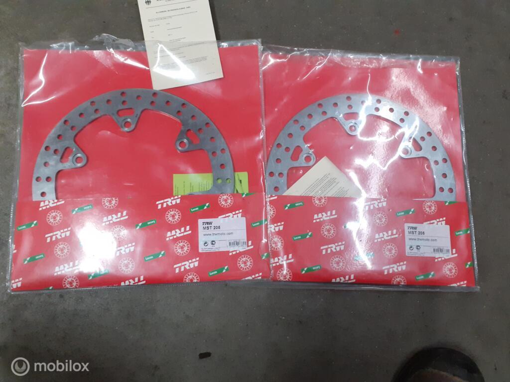 Nieuwe remschijven set TRW MST205 Triumph Tiger Honda CBR125, Nieuw, Factorystore.service@ducati.com, Ophalen of Verzenden, Via Antonio Cavalieri Ducati, 74/5, 74/6, 40132 Bologna BO