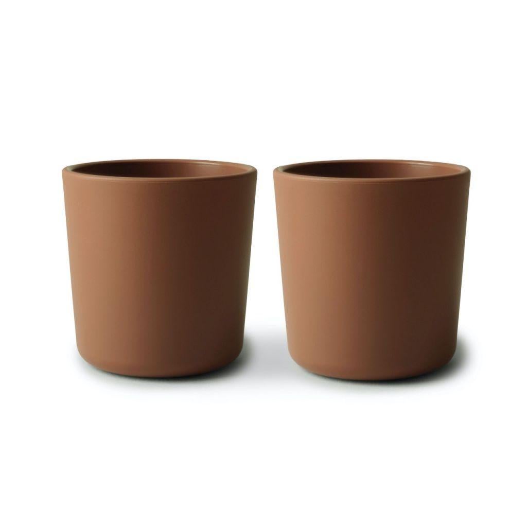 Kinderbeker Beker Kinderservies Bruin (set 2) Mushie, 5870 W Fuqua Street - Suite 200 Houston, TX, 77085, Overige typen, Nieuw