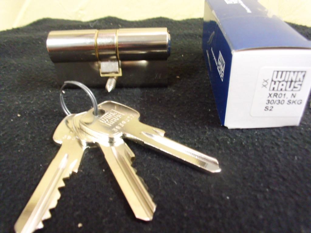 Winkhaus cilinder (sets) en knopcilinder (sets) SKG2 NIEUW, Doe-het-zelf en Verbouw, Ophalen of Verzenden, Nieuw, Rvs, Slot