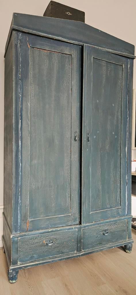 Brocante grote kast, Huis en Inrichting, Kasten | Overige, Ophalen of Verzenden