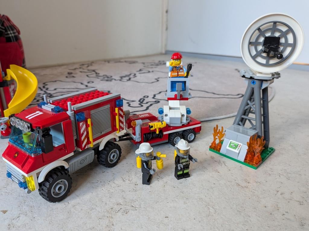 Lego 60111 City Brandweer Hulpvoertuig, Verzenden, Zo goed als nieuw, Complete set, Lego