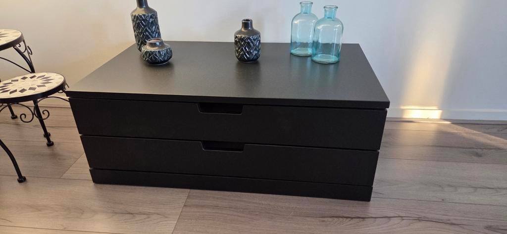 Ikea Nordli ladenkast zwart nieuw B80xH30xD47, Nieuw, Minder dan 100 cm, 25 tot 50 cm, 50 tot 100 cm