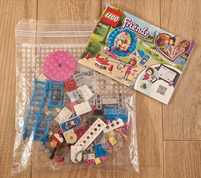 Lego Friends 41383 Olivia's hamsterspeelplaats -Compleet, Ophalen of Verzenden, Zo goed als nieuw, Complete set, Lego
