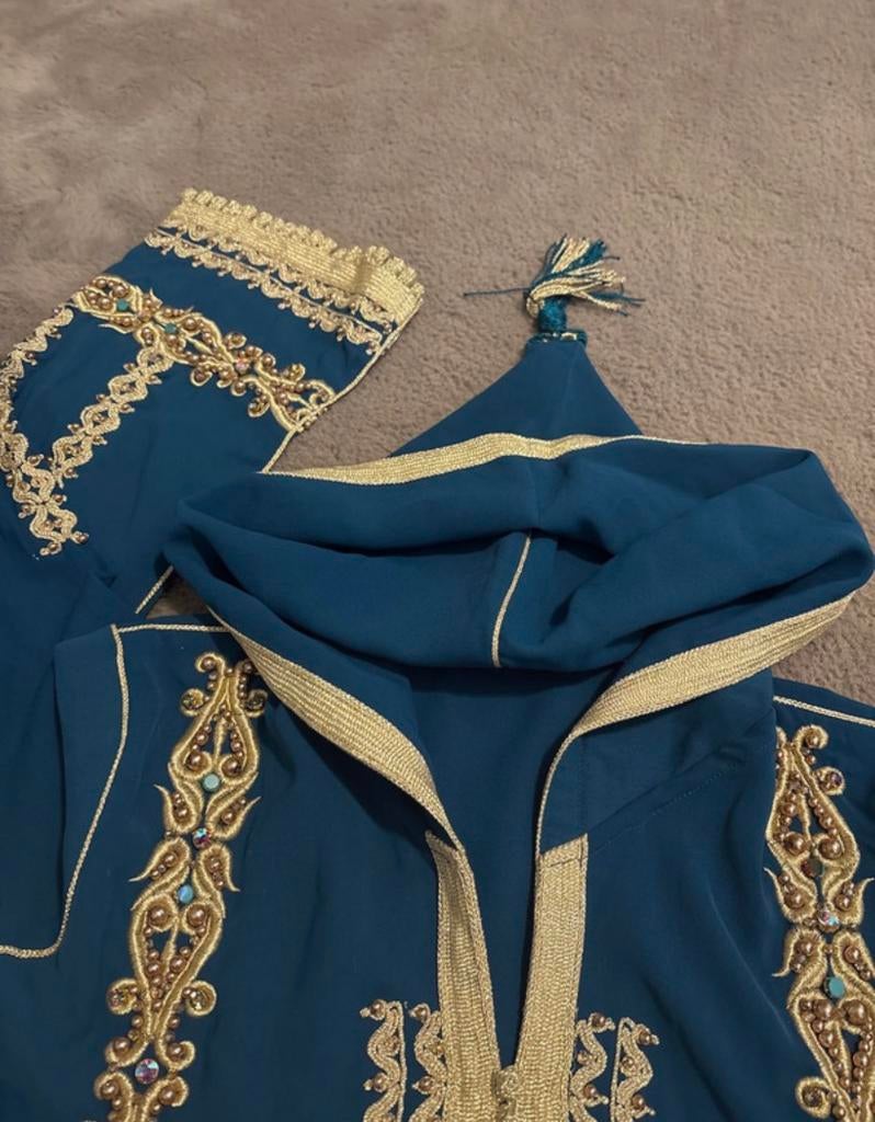 Exclusieve handgemaakte jellaba, Kleding | Dames, Gelegenheidskleding, Maat 38/40 (M), Overige typen, Overige kleuren, Ophalen of Verzenden