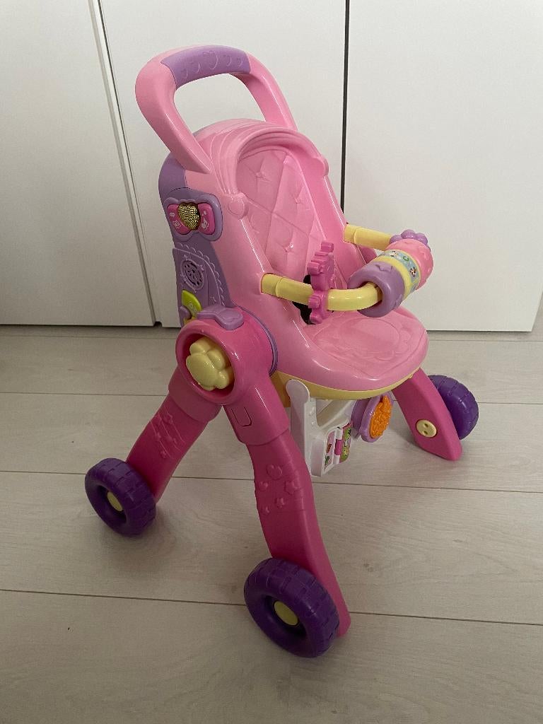 VTech Little Love 3 in 1 Poppenwagen (200332), Kinderen en Baby's, Speelgoed | Vtech, Ophalen of Verzenden, Zo goed als nieuw