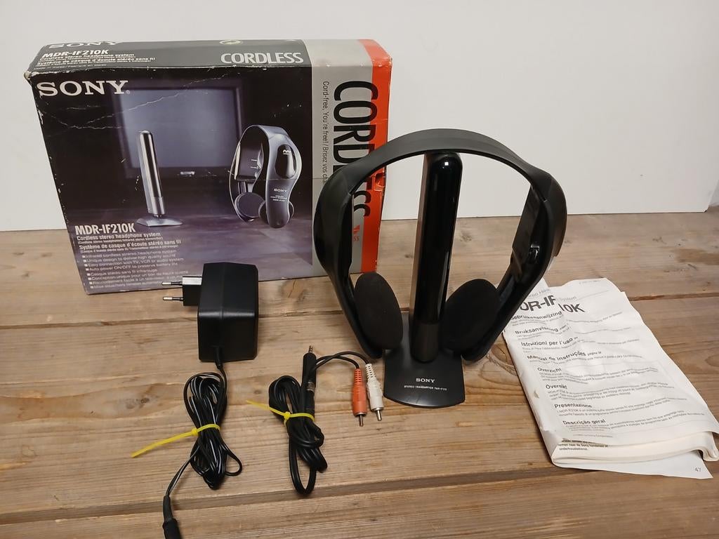 Sony mdr if210k draadloze hoofdtelefoon voor onderdelen, Ophalen of Verzenden, Sony