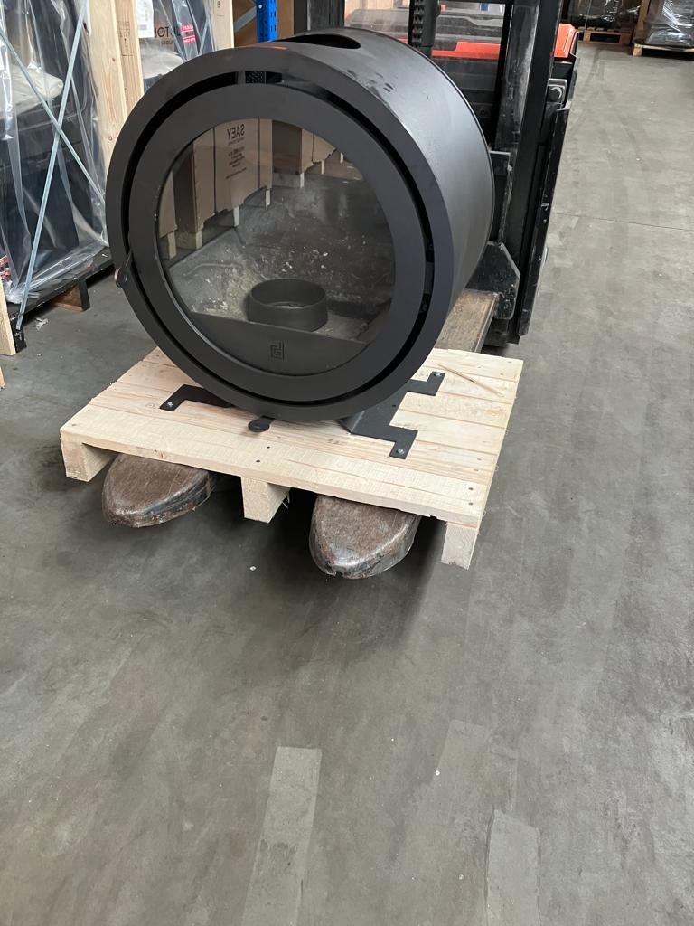 gebruikte houtkachel dik geurts odin front !!!!!!!!!, Huis en Inrichting, Kachels, Ophalen, Houtkachel, Zo goed als nieuw, Vrijstaand