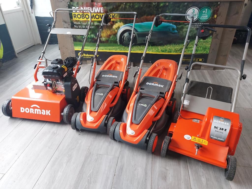 verticuteermachine op benzine , accu of 220v, Tuin en Terras, Verticuteermachines, Ophalen of Verzenden, Nieuw, Benzine, Dormak