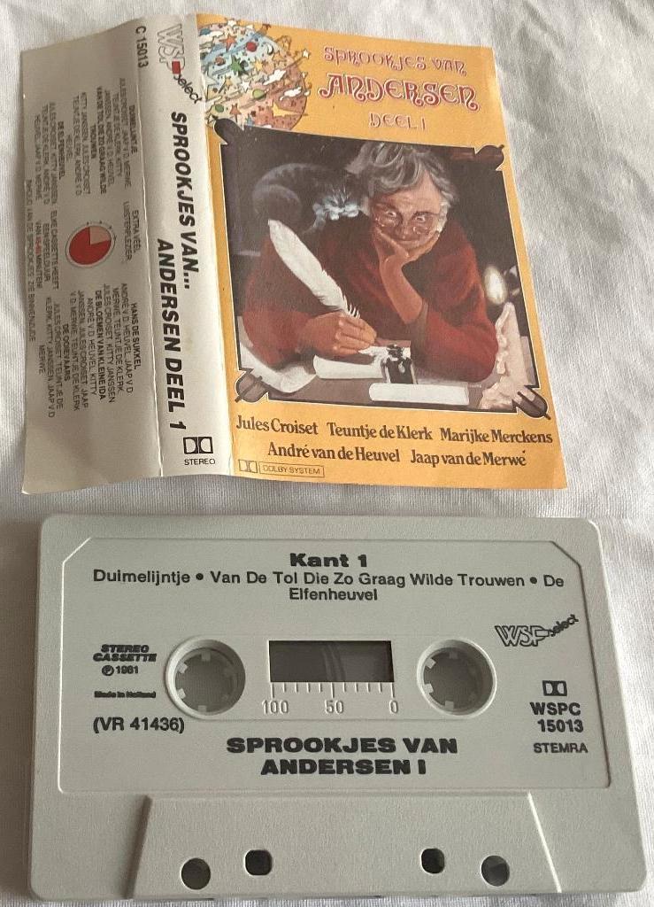 Sprookjes van Andersen deel 1 MC, Gebruikt, Kinderen en Jeugd, 1 bandje, Ophalen of Verzenden