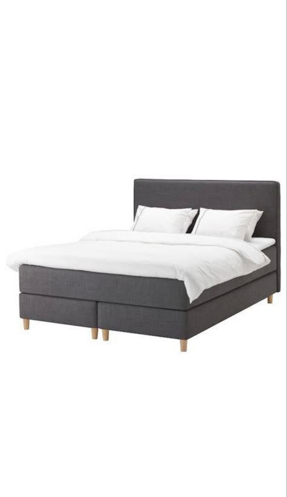 Ikea Dunvik Hoes 160x200 - Donkergrijs, Huis en Inrichting, Ophalen, Tweepersoons, Zo goed als nieuw, 200 cm