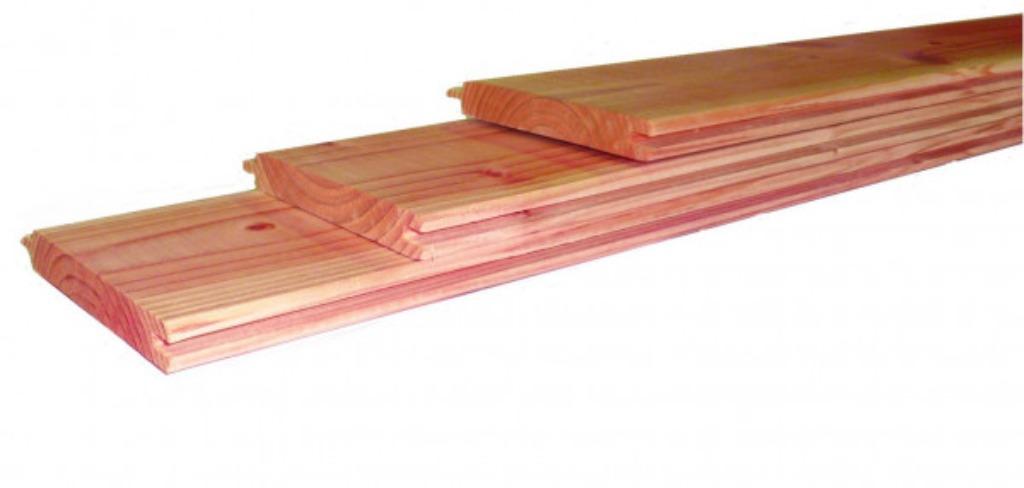 Douglas vellingplanken 18 cm., Vuren plafondplanken 16,5 cm, Minder dan 25 mm, Nieuw, Ophalen of Verzenden, Plank