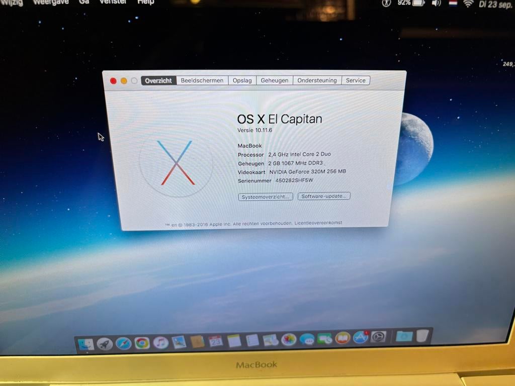 Macbook - Gebruikt, Werkt Goed, Gebruikt, Qwerty, 13 inch, Ophalen of Verzenden