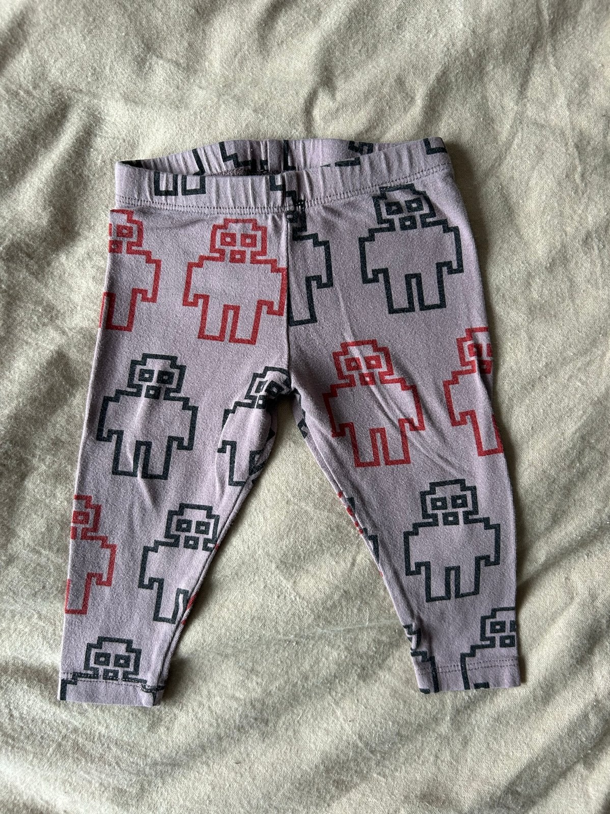 Little Man Happy Legging 0-6M met Robot Print, Ophalen of Verzenden, Gebruikt, Jongetje of Meisje