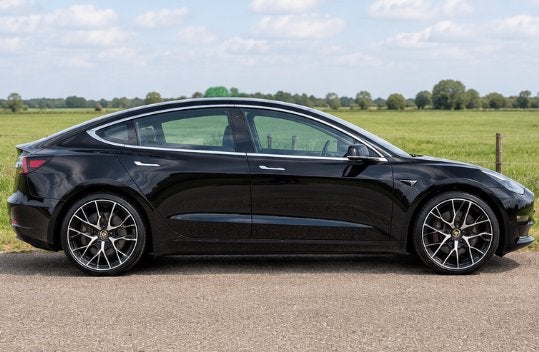 Tesla Model 3 Long Range AWD | 2020 | 51k km | nieuwe banden, Auto's, Automaat, Zwart, Zwart, Leder
