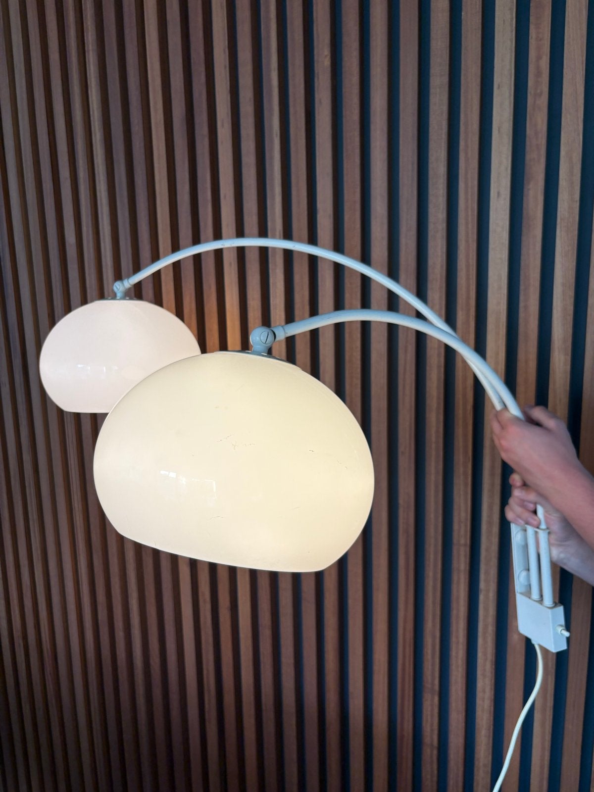 Vintage Dijkstra dubbele wandlamp, Ophalen of Verzenden