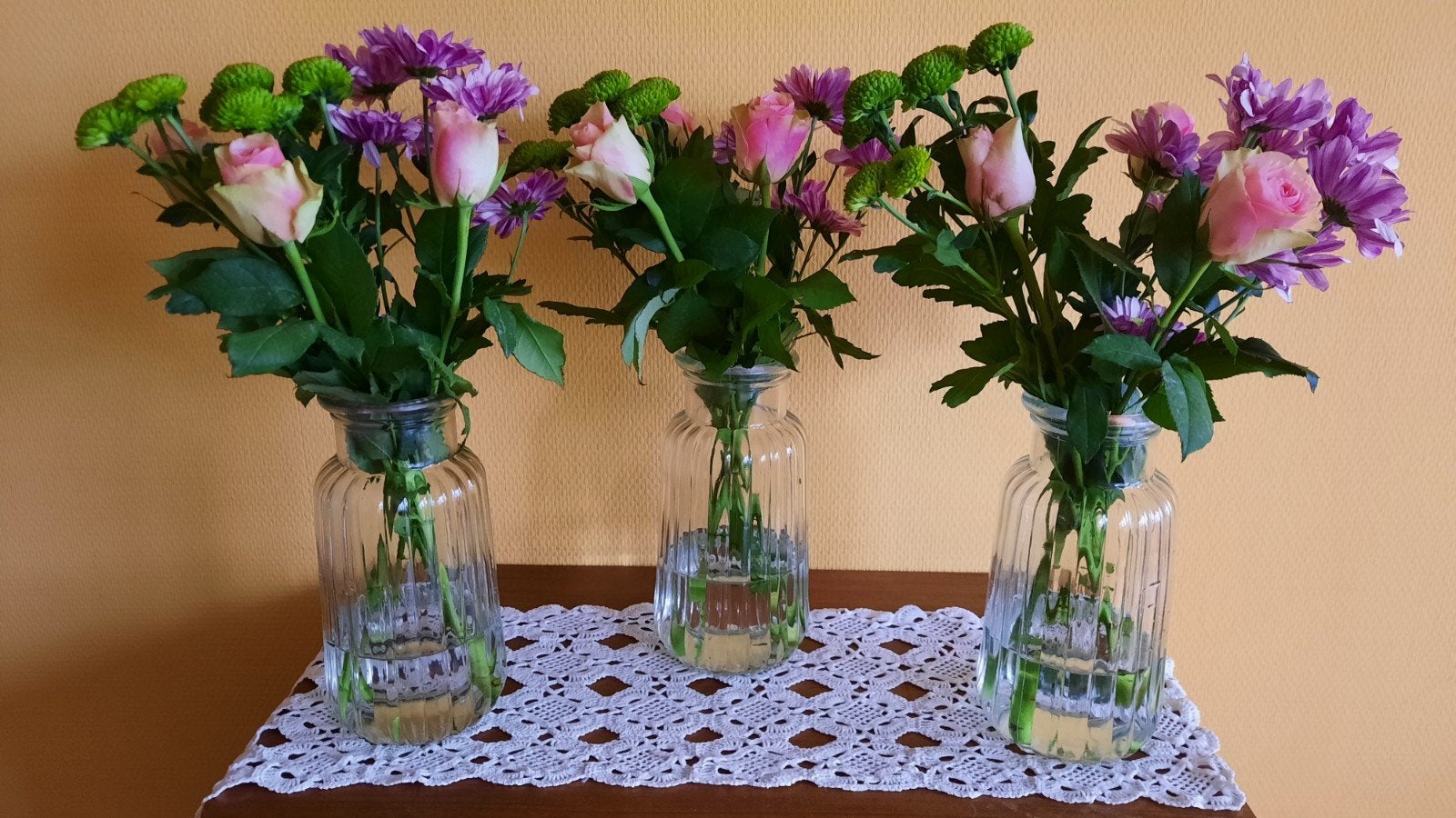 zgan 7 stevige glazen BLOEMVAZEN, Ophalen of Verzenden, Zo goed als nieuw