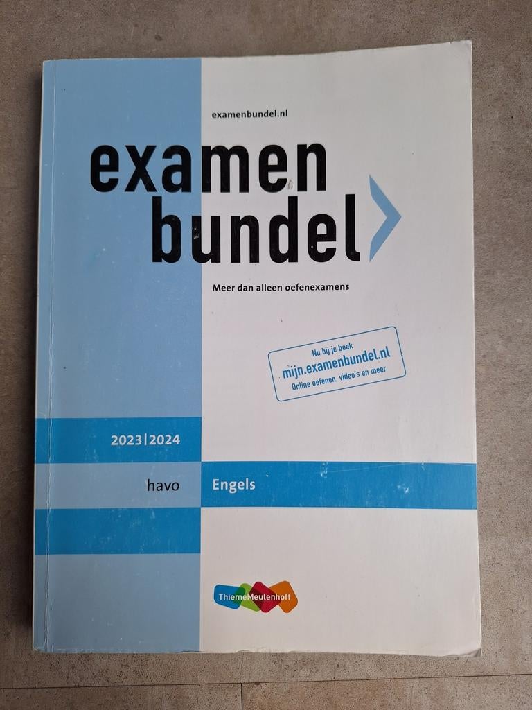 Examenbundel Engels HAVO, Boeken, Ophalen, Zo goed als nieuw, HAVO, Engels