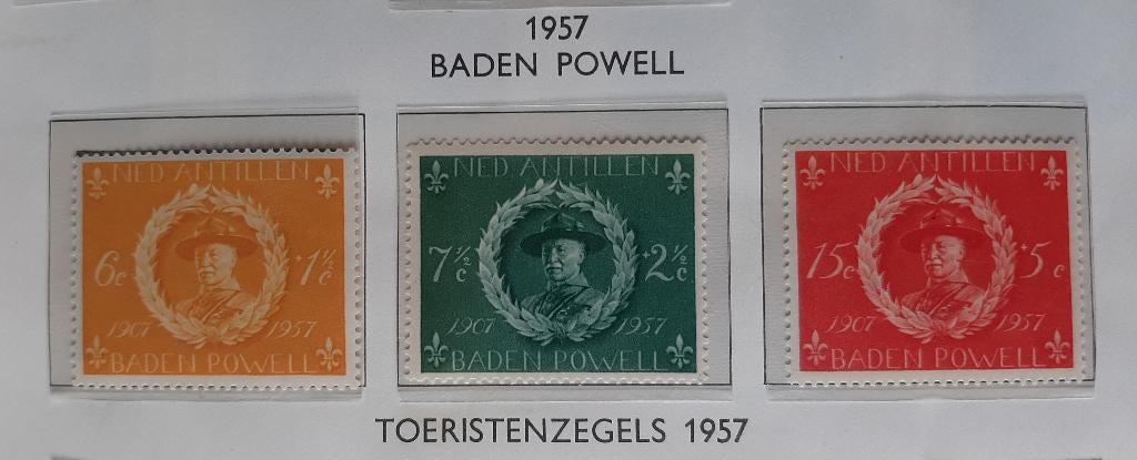 1956 Nederlandse Antillen  Lord Baden Powell Scouting, Ophalen, Postfris