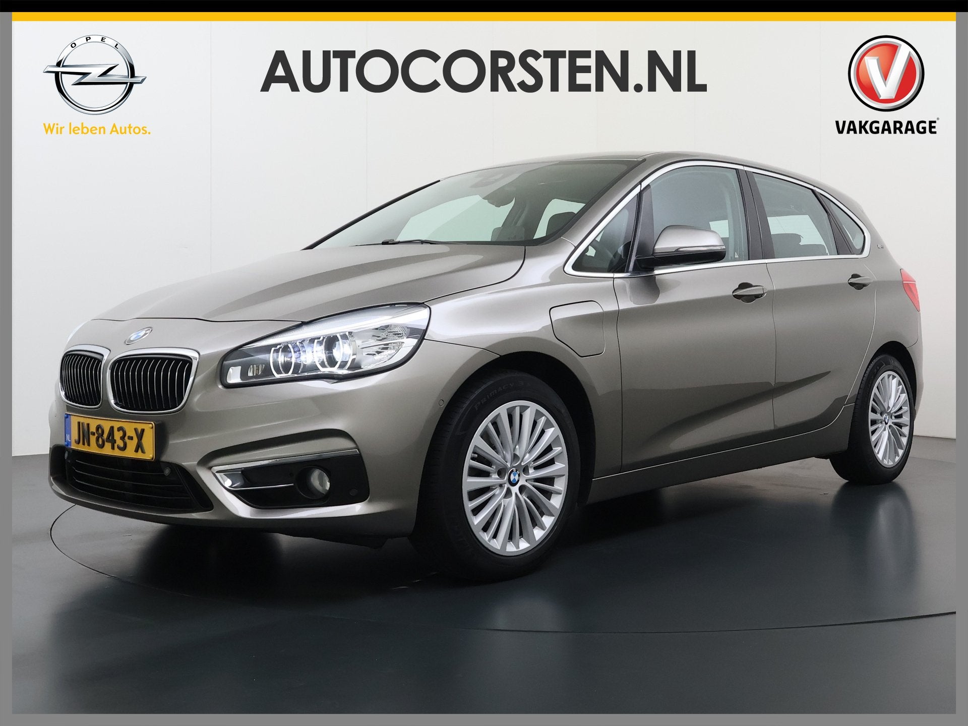 BMW 2 Serie Active Tourer 225xe Hybrid 225PK Aut. Leder+Verw, Auto's, Automaat, Dealer onderhouden, Gebruikt, Automatische klimaatregeling