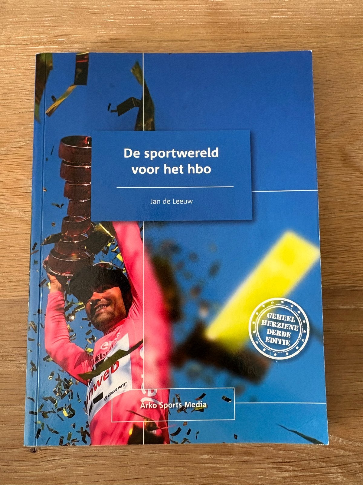 De Sportwereld voor het HBO - Jan de Leeuw (3e editie), Ophalen of Verzenden, Zo goed als nieuw, Overige sporten