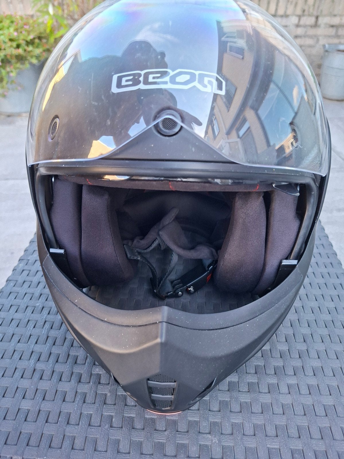 helm, Fietsen en Brommers, Brommerhelmen, Ophalen of Verzenden, Zo goed als nieuw, Medium