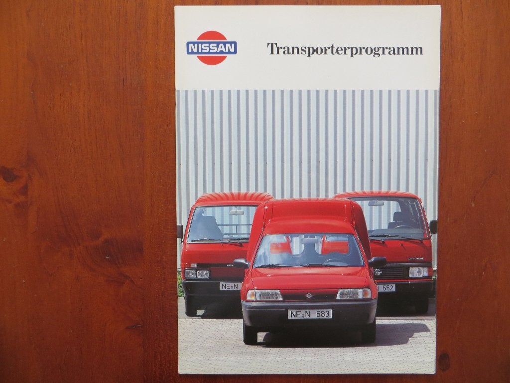 Nissan Transporterprogramm (febr. 1993) Sunny Van, Vanette, Ophalen of Verzenden, Nieuw, Nissan