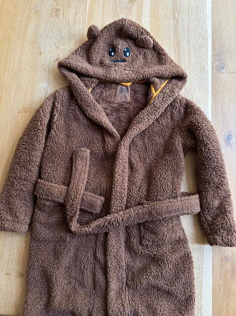 Badjas kind maat 146-152 bruin teddybeer WE fashion, Kinderen en Baby's, Kinderkleding | Maat 146, Ophalen of Verzenden, Zo goed als nieuw