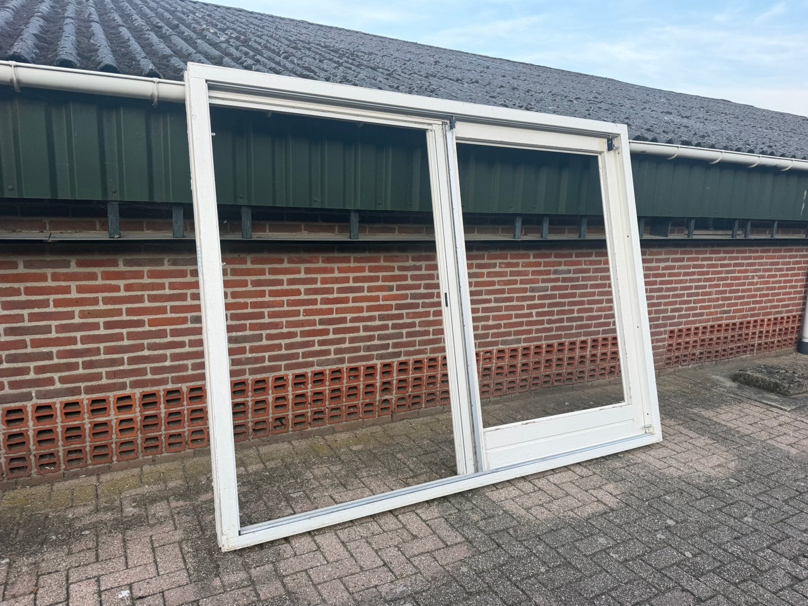 Schuifpui, Ophalen, 225 cm of meer, Zo goed als nieuw, 150 tot 225 cm