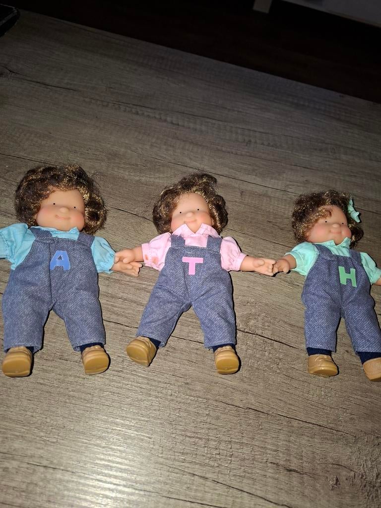 Las Tres Mellizas (De Drieling) poppen - Vintage, Verzamelen, Ophalen of Verzenden, Gebruikt, Pop