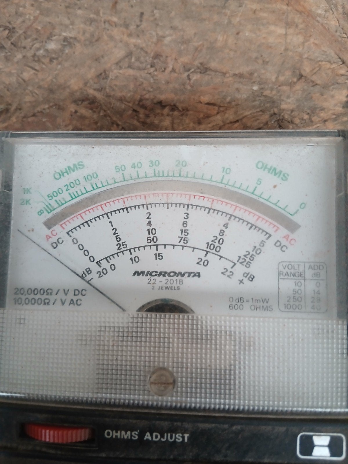 Micronta Multimeter 22-201B - Analoge Meter, Gebruikt, Info@radioshack.com, Multimeter, Micronta (for Radio Shack)